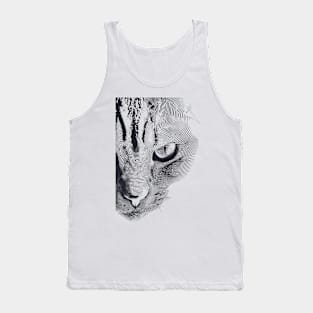 Fingerprint cat Tank Top